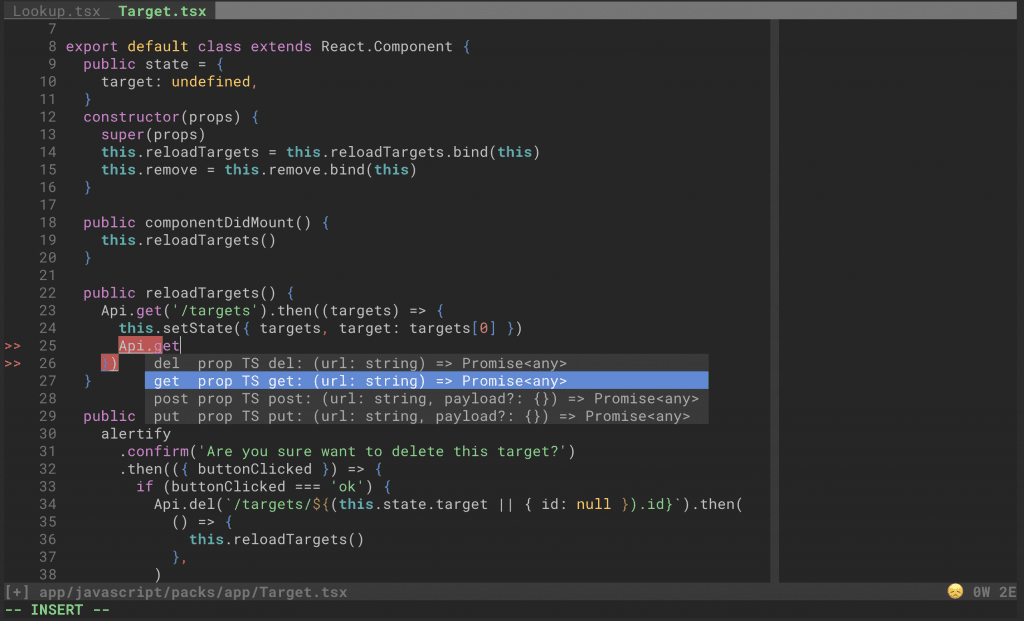 Vim And TypeScript Are Meant For Each Other